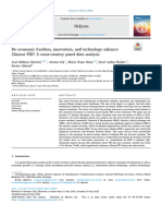 Do economic freedom, innovation, and technology enhance Chinese FDI? A cross-country panel data analysis