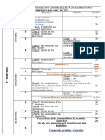 Progression PC 3ème