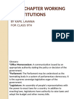 CIVICS CHAPTER WORKING OF INSTITUTIONS PPT