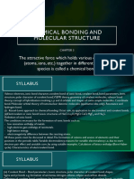 Chemical Bonding and Molecular Structure