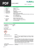 MSDS Gaseous Argon