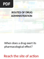 Routes of Drug Admin