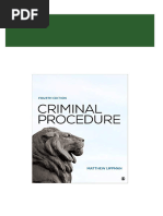 (eBook PDF) Criminal Procedure 4th Edition by Matthew Lippman download pdf