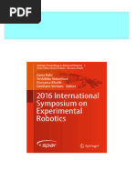 Download full 2016 International Symposium on Experimental Robotics 1st Edition Dana Kulić ebook all chapters