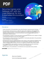 ANSB1834LV - Securing Ingress and Gateway API with Avi Load Balancer for Any Kubernetes Environment