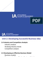 Unit 2 2.4 2.5 Industry and Competitors Analysis & Developing Effective Business Model.ppt