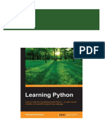 Complete Download Learning Python learn to code like a professional with Python an open source versatile and powerful programming language Fabrizio Romano PDF All Chapters