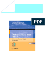 Full download HCI International 2020 Posters 22nd International Conference HCII 2020 Copenhagen Denmark July 19 24 2020 Proceedings Part I Constantine Stephanidis pdf docx