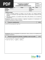 examen parcial uno  real  de matematicas