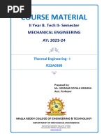 Thermal Engineering - I