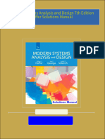 Full Download of Modern Systems Analysis and Design 7th Edition Hoffer Solutions Manual in PDF DOCX Format