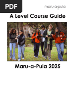 A Level Course Guide 2025