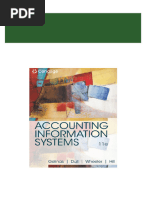 Accounting Information Systems 11th Edition- eBook PDF 2024 Scribd Download