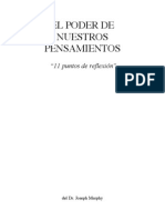 EL Poder de Nuestros Pensamientos Del Dr. Joseph Murphy