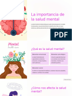 La Importancia de La Salud Mental