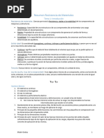 Resumen Resistencia de Materiales