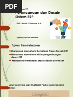 Pertemuan v - Perencanaan Dan Desain Sistem ERP