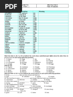 Test unit 4 lớp 6