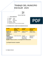 Modelo Del Plan Del Municipio Escolar Aldair