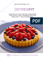 Recetario Postres Fit