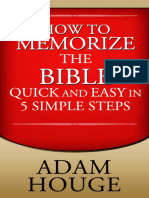 How to Memorize the Bible Quick - Adam Houge