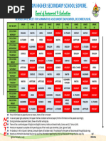 Revised Datesheet for Summative Assessment 2024