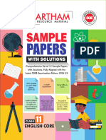 Class 11 English Core Sample Paper Set 13