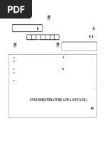 Class 10 English Sample Paper Set 6-3-12