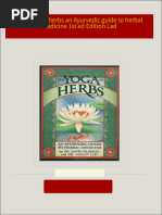 [FREE PDF sample] The yoga of herbs an Ayurvedic guide to herbal medicine 1st ed Edition Lad ebooks