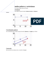 Coordenadas Polares y Cartesianas