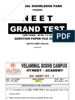 Gts Qp File (Xii Neet 2023-24 Batch) - Final