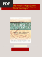 The Informed Investor A Hype Free Guide to Constructing a Sound Financial Portfolio 2nd Edition Armstrong Iii All Chapters Instant Download