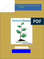 Complete Answer Guide for Personal Finance 13th Edition Garman Solutions Manual