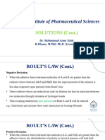 Solutions 4 Roult's Law & Real and Nonreal Solutions