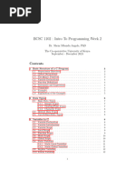 BCSC 1102 Introduction to Programming Lecture 2 Notes