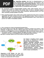 Enzyme surface cell receptors 