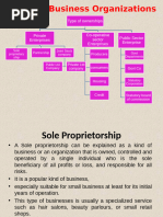 Forms of Business Organizations Ppt