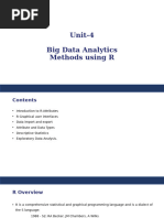 Unit-4 Big Data Analytics Methods using R