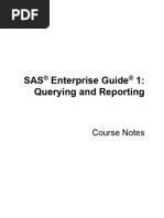 Curso Sas Enterprise Guide