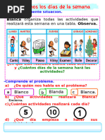 Ficha Conocemos Los Días de La Semana Maestra Janet