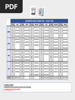 CALENDRIER ADULTE  Mars 22-Juin-juil 22