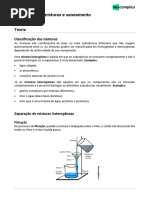 Resumo separação