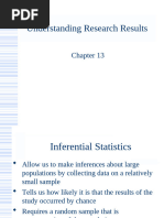 Chapter 13 - Understanding Research Results