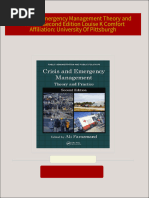 Download ebooks file Crisis and Emergency Management Theory and Practice Second Edition Louise K Comfort Affiliation: University Of Pittsburgh all chapters