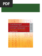 [FREE PDF sample] Teaching and learning Chinese as a foreign language a pedagogical grammar ebooks