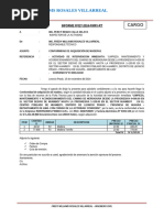 INFORME N° 027-2024-FWRV-RT - CONFORMIDAD DE ADQUISICIÓN DE MADERA