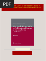 Full download The Freshfields Guide to Arbitration Clauses in International Contracts 3rd Edition Jan Paulsson pdf docx