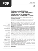 2021_FrontiersOncology_Multiparameter MRI Model With DCE-MRI, DWI, and Synthetic MRI Improves the Diagnostic Performance of BI-RADS 4 Lesions