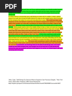 Argumentative Writing About Self Driving Cars