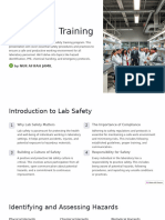 Lab Safety Training